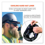 ergodyne® Chill-Its 6716 Cooling Hard Hat Liner - Polymers, 13.25 x 1.88, Blue, Ships in 1-3 Business Days (EGO12338) Each