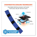 ergodyne® Chill-Its 6716 Cooling Hard Hat Liner - Polymers, 13.25 x 1.88, Blue, Ships in 1-3 Business Days (EGO12338) Each