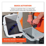 ergodyne® Chill-Its 6716 Cooling Hard Hat Liner - Polymers, 13.25 x 1.88, Blue, Ships in 1-3 Business Days (EGO12338) Each