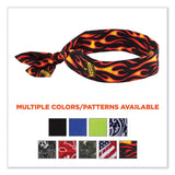 ergodyne® Chill-Its 6700 Cooling Bandana Polymer Tie Headband, One Size Fits Most, Flames, Ships in 1-3 Business Days (EGO12341) Each