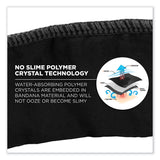 ergodyne® Chill-Its 6702 Cooling Embedded Polymers Tie Bandana, One Size Fits Most, Black, Ships in 1-3 Business Days (EGO12396) Each