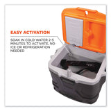 ergodyne® Chill-Its 6702 Cooling Embedded Polymers Tie Bandana, One Size Fits Most, Black, Ships in 1-3 Business Days (EGO12396) Each