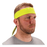 ergodyne® Chill-Its 6702 Cooling Embedded Polymers Tie Bandana, One Size Fits Most, Lime, Ships in 1-3 Business Days (EGO12397) Each