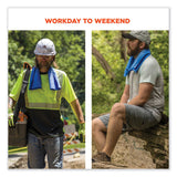 ergodyne® Chill-Its 6602 Evaporative PVA Cooling Towel, 29.5 x 13, One Size Fits Most, PVA, Blue, 50/Pack, Ships in 1-3 Business Days (EGO12410) Each