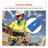 ergodyne® Chill-Its 6603 Evaporative PVA Cooling Band, 29.5 x 4, One Size Fits Most, PVA, Blue, Ships in 1-3 Business Days (EGO12418) Each