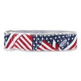 ergodyne® Chill-Its 6605 High-Performance Cotton Terry Cloth Sweatband, One Size, Stars and Stripes, Ships in 1-3 Business Days (EGO12421) Each
