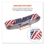 ergodyne® Chill-Its 6605 High-Performance Cotton Terry Cloth Sweatband, One Size, Stars and Stripes, Ships in 1-3 Business Days (EGO12421) Each