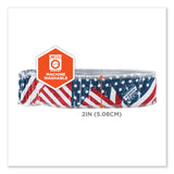 ergodyne® Chill-Its 6605 High-Performance Cotton Terry Cloth Sweatband, One Size, Stars and Stripes, Ships in 1-3 Business Days (EGO12421) Each