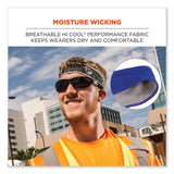 ergodyne® Chill-Its 6605 High-Perform Terry Cloth Sweatband, Cotton Terry Cloth, One Size Fits Most, Blue, Ships in 1-3 Business Days (EGO12425) Each