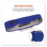 ergodyne® Chill-Its 6605 High-Perform Terry Cloth Sweatband, Cotton Terry Cloth, One Size Fits Most, Blue, Ships in 1-3 Business Days (EGO12425) Each