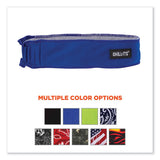ergodyne® Chill-Its 6605 High-Perform Terry Cloth Sweatband, Cotton Terry Cloth, One Size Fits Most, Blue, Ships in 1-3 Business Days (EGO12425) Each
