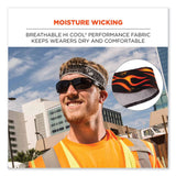 ergodyne® Chill-Its 6605 High-Performance Terry Cloth Sweatband, Cotton Terry Cloth, One Size, Flames, Ships in 1-3 Business Days (EGO12429) Each