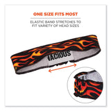 ergodyne® Chill-Its 6605 High-Performance Terry Cloth Sweatband, Cotton Terry Cloth, One Size, Flames, Ships in 1-3 Business Days (EGO12429) Each