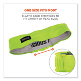 ergodyne® Chill-Its 6605 High-Perform Terry Cloth Sweatband, Cotton Terry Cloth, One Size Fits Most, Lime, Ships in 1-3 Business Days (EGO12431) Each