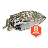 ergodyne® Chill-Its 6615 High-Perform Bandana Doo Rag with Terry Cloth Sweatband, One Size Fits Most, Camo, Ships in 1-3 Business Days (EGO12478) Each