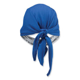 ergodyne® Chill-Its 6615 High-Perform Bandana Doo Rag with Terry Cloth Sweatband, One Size Fits Most, Blue, Ships in 1-3 Business Days (EGO12481) Each