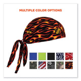ergodyne® Chill-Its 6615 High-Performance Bandana Doo Rag with Terry Cloth Sweatband, One Size, Flames, Ships in 1-3 Business Days (EGO12485) Each