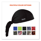 ergodyne® Chill-Its 6615 High-Performance Bandana Doo Rag with Terry Cloth Sweatband, One Size, Black, Ships in 1-3 Business Days (EGO12487) Each