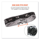 ergodyne® Chill-Its 6605 High-Performance Terry Cloth Sweatband, Cotton Terry Cloth, One Size, Skulls, Ships in 1-3 Business Days (EGO12489) Each