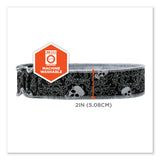 ergodyne® Chill-Its 6605 High-Performance Terry Cloth Sweatband, Cotton Terry Cloth, One Size, Skulls, Ships in 1-3 Business Days (EGO12489) Each