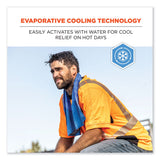 ergodyne® Chill-Its 6604 Multipurpose Cleaning Cooling Towel, 35x8, One Size Fit Most, Microfiber/PVA, Blue, Ships in 1-3 Business Days (EGO12490) Each