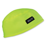 ergodyne® Chill-Its 6630 High-Performance Terry Cloth Skull Cap, Polyester, One Size Fits Most, Lime, Ships in 1-3 Business Days (EGO12505) Each