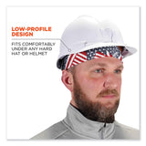 ergodyne® Chill-Its 6630 High-Performance Terry Cloth Skull Cap, Polyester, One Size, Stars and Stripes, Ships in 1-3 Business Days (EGO12506) Each