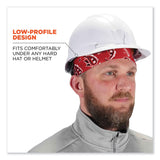 ergodyne® Chill-Its 6630 High-Performance Terry Cloth Skull Cap, Polyester, One Size Fits Most, Red Western, Ships in 1-3 Business Days (EGO12508) Each