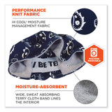 ergodyne® Chill-Its 6630 High-Performance Terry Cloth Skull Cap, Polyester, One Size Fit Most, Navy Western, Ships in 1-3 Business Days (EGO12509) Each