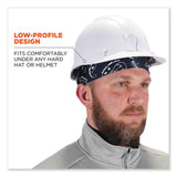 ergodyne® Chill-Its 6630 High-Performance Terry Cloth Skull Cap, Polyester, One Size Fit Most, Navy Western, Ships in 1-3 Business Days (EGO12509) Each