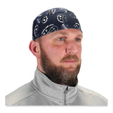 ergodyne® Chill-Its 6630 High-Performance Terry Cloth Skull Cap, Polyester, One Size Fit Most, Navy Western, Ships in 1-3 Business Days (EGO12509) Each