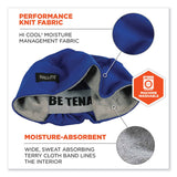 ergodyne® Chill-Its 6630 High-Performance Terry Cloth Skull Cap, Polyester, One Size Fits Most, Blue, Ships in 1-3 Business Days (EGO12510) Each