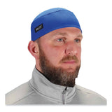 ergodyne® Chill-Its 6630 High-Performance Terry Cloth Skull Cap, Polyester, One Size Fits Most, Blue, Ships in 1-3 Business Days (EGO12510) Each