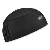 ergodyne® Chill-Its 6630 High-Performance Terry Cloth Skull Cap, Polyester, One Size Fits Most, Black, Ships in 1-3 Business Days (EGO12516) Each