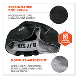 ergodyne® Chill-Its 6630 High-Performance Terry Cloth Skull Cap, Polyester, One Size Fits Most, Black, Ships in 1-3 Business Days (EGO12516) Each