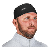 ergodyne® Chill-Its 6630 High-Performance Terry Cloth Skull Cap, Polyester, One Size Fits Most, Black, Ships in 1-3 Business Days (EGO12516) Each