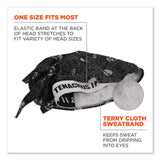 ergodyne® Chill-Its 6615 High-Performance Bandana Doo Rag with Terry Cloth Sweatband, One Size, Skulls, Ships in 1-3 Business Days (EGO12519) Each