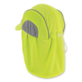 ergodyne® Chill-Its 6650 High-Performance Hat Plus Neck Shade, Polyester, One Size Fits Most, Lime, Ships in 1-3 Business Days (EGO12520) Each