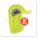 ergodyne® Chill-Its 6650 High-Performance Hat Plus Neck Shade, Polyester, One Size Fits Most, Lime, Ships in 1-3 Business Days (EGO12520) Each