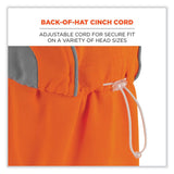 ergodyne® Chill-Its 6650 High-Performance Hat Plus Neck Shade, Polyester, One Size Fits Most, Orange, Ships in 1-3 Business Days (EGO12521) Each