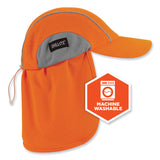 ergodyne® Chill-Its 6650 High-Performance Hat Plus Neck Shade, Polyester, One Size Fits Most, Orange, Ships in 1-3 Business Days (EGO12521) Each