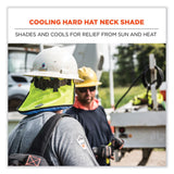 ergodyne® Chill-Its 6670CT Cooling Hard Hat Neck Shade - PVA, 14.75 x 10.5, Lime, Ships in 1-3 Business Days (EGO12523) Each