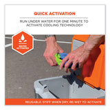 ergodyne® Chill-Its 6670CT Cooling Hard Hat Neck Shade - PVA, 14.75 x 10.5, Lime, Ships in 1-3 Business Days (EGO12523) Each