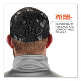 ergodyne® Chill-Its 6630 High-Performance Terry Cloth Skull Cap, Polyester, One Size Fits Most, Skulls, Ships in 1-3 Business Days (EGO12529) Each