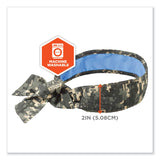 ergodyne® Chill-Its 6700CT Cooling Bandana PVA Tie Headband, One Size Fits Most, Camo, Ships in 1-3 Business Days (EGO12562) Each