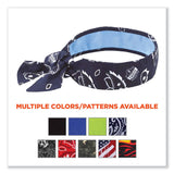 ergodyne® Chill-Its 6700CT Cooling Bandana PVA Tie Headband, One Size Fits Most, Navy Western, Ships in 1-3 Business Days (EGO12564) Each