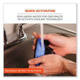 ergodyne® Chill-Its 6700CT Cooling Bandana PVA Tie Headband, One Size Fits Most, Black, Ships in 1-3 Business Days (EGO12565) Each