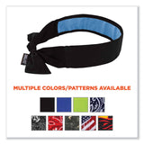 ergodyne® Chill-Its 6700CT Cooling Bandana PVA Tie Headband, One Size Fits Most, Black, Ships in 1-3 Business Days (EGO12565) Each