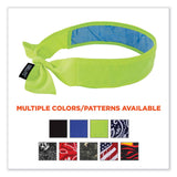 ergodyne® Chill-Its 6700CT Cooling Bandana PVA Tie Headband, One Size Fits Most, Lime, Ships in 1-3 Business Days (EGO12566) Each