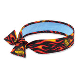 ergodyne® Chill-Its 6700CT Cooling Bandana PVA Tie Headband, One Size Fits Most, Flames, Ships in 1-3 Business Days (EGO12568) Each